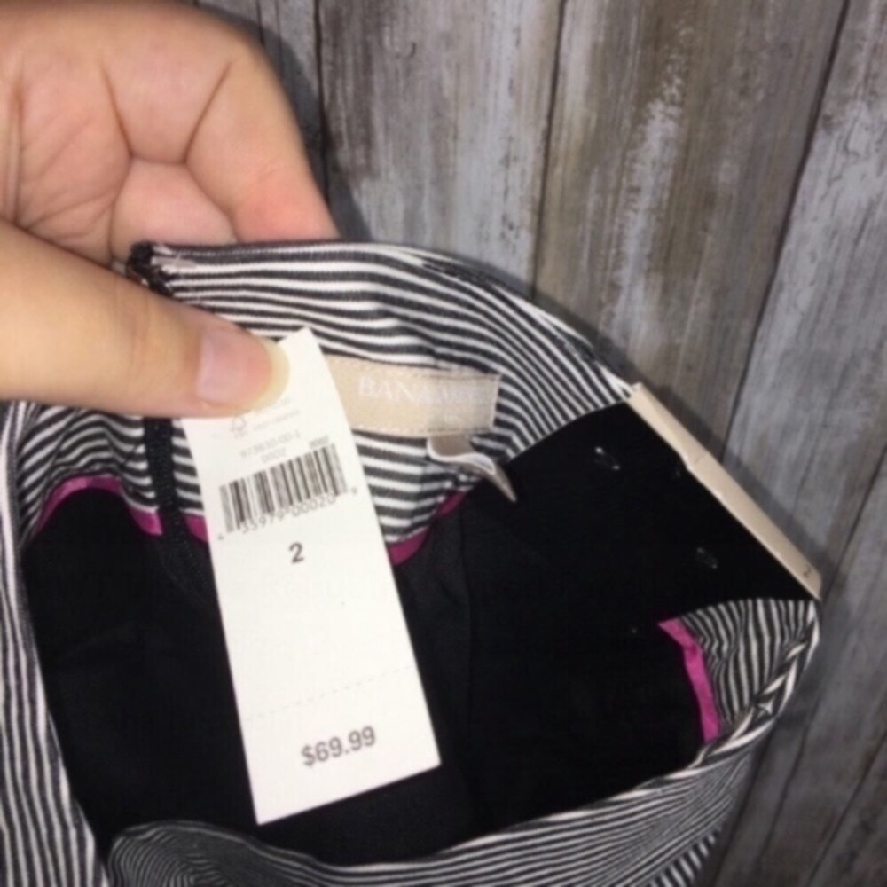 NWT Banana Republic Striped Pencil Skirt - Picture 4 of 5